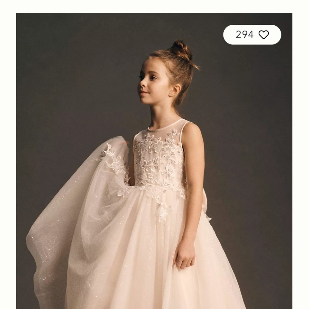 Elegant Cream Kids Dress